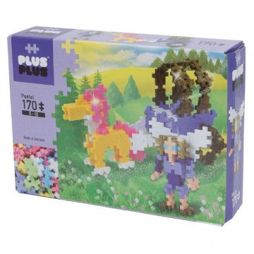 Plus-Plus: Pasztellszínű lovaskocsi (3793) (3793)