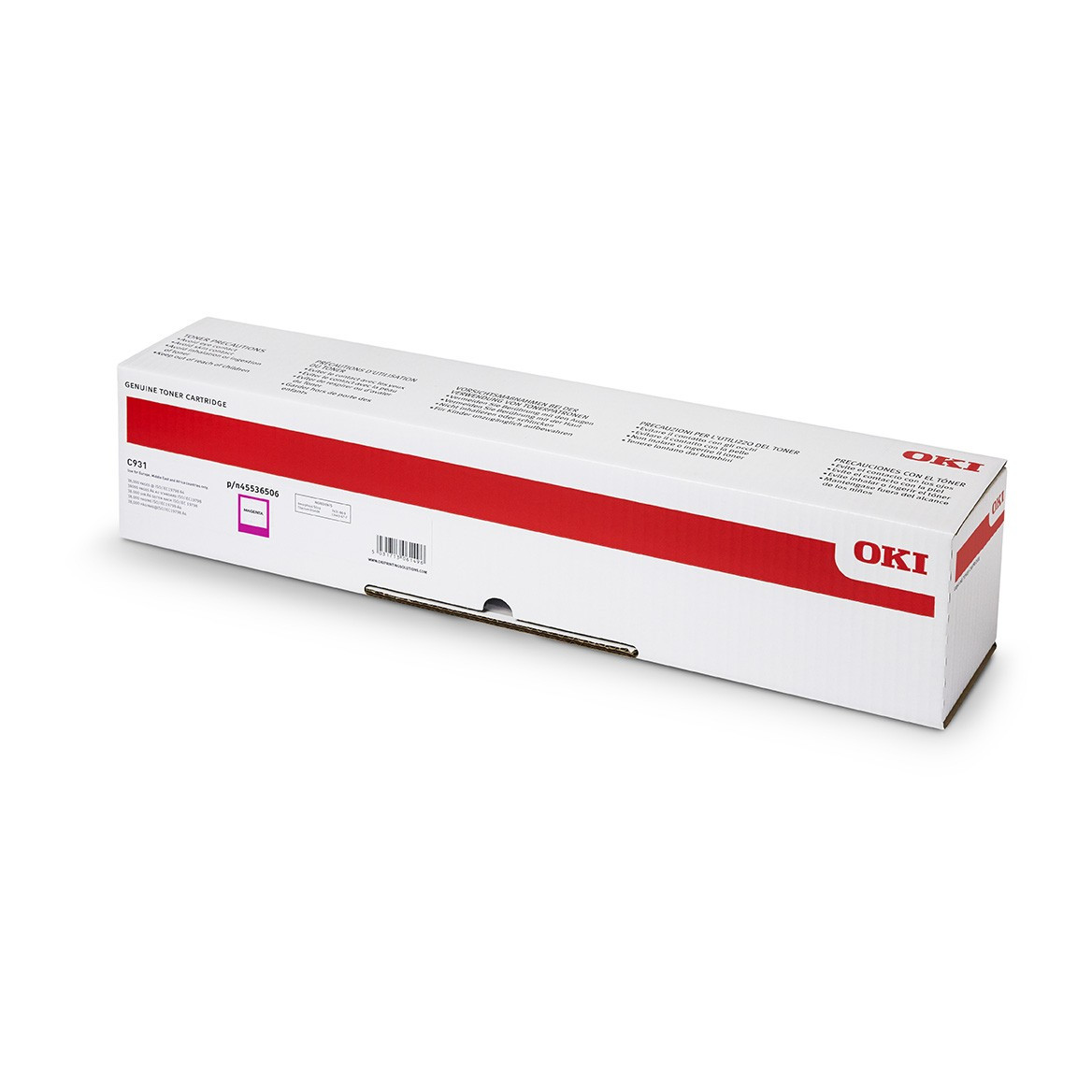 Oki C931 Toner Magenta 38000 oldalra (45536506)