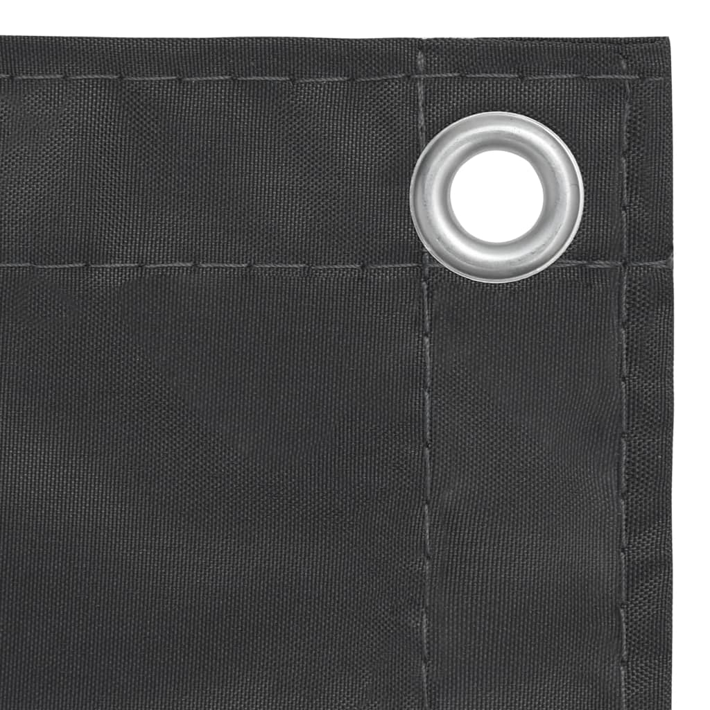 antracitszürke oxford-szövet erkélyparaván 120 x 500 cm (134874)