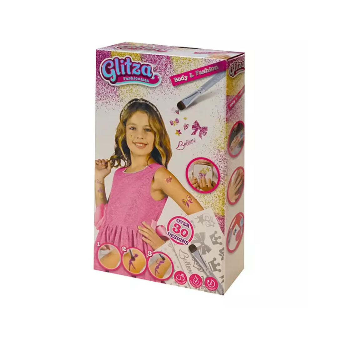 Glitza 30+ darabos Test és tárgydíszítő kezdő készlet (GLI07681)