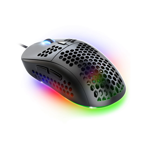 Spirit of Gamer S-PM4 RGB 12800DPI Gaming Egér - Fekete
