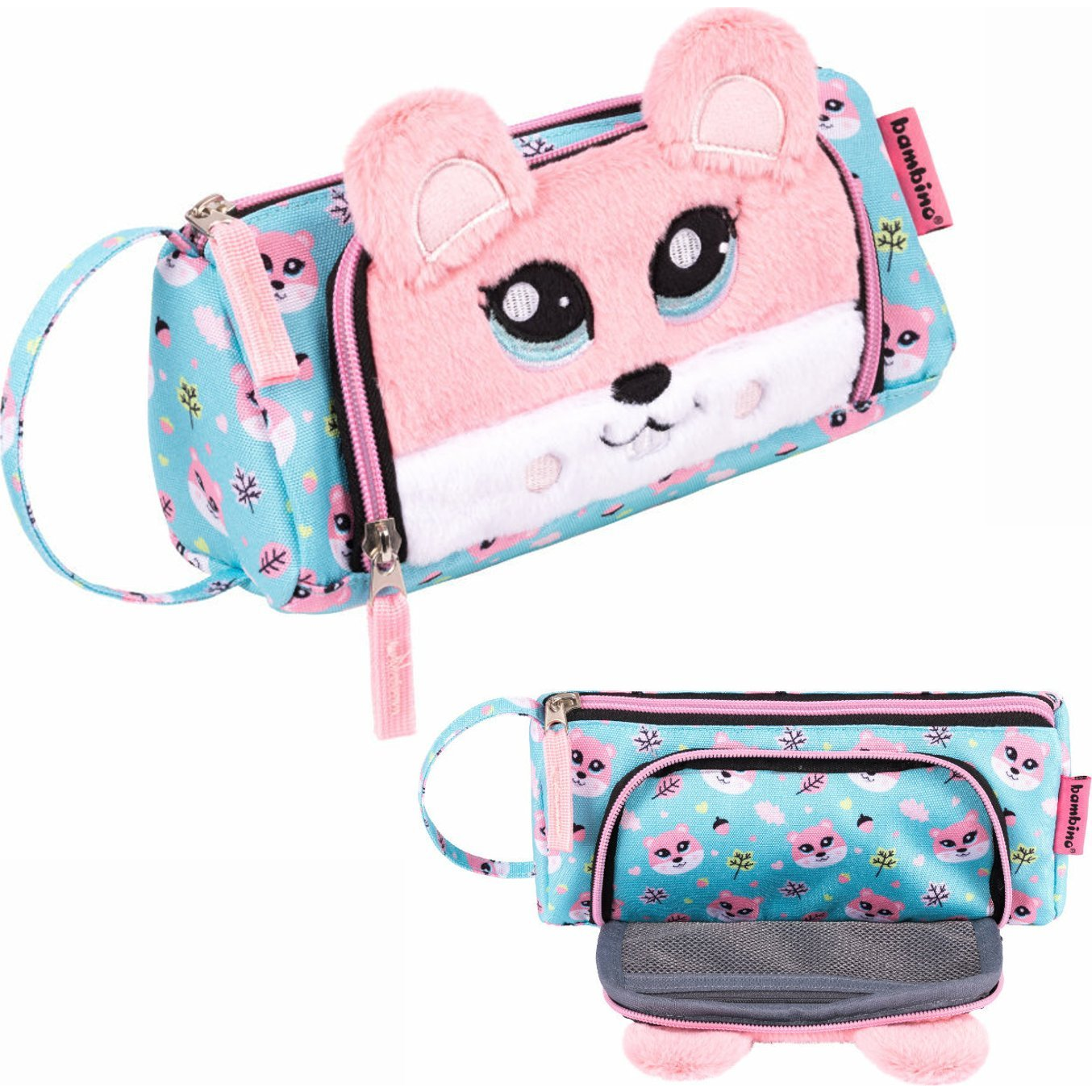 Majewski Mókusos Szőrmés Tolltartó és Neszeszer - Bambino (5903235669316)