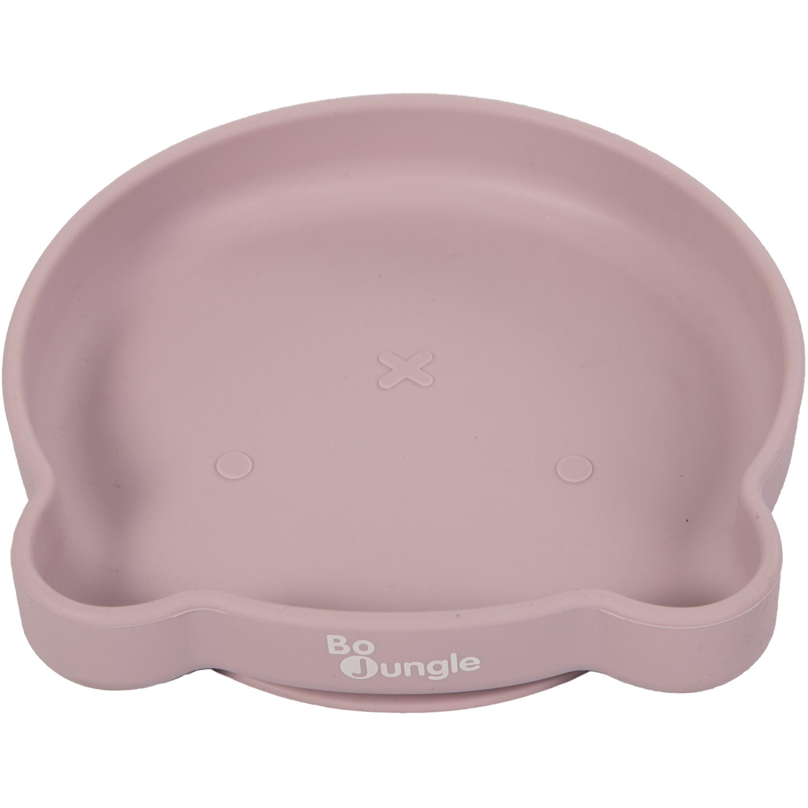 Bo Jungle Szilikon tányér tapadókoronggal Bear Pastel Pink (5407010491074)