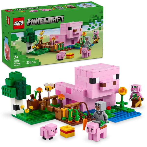 LEGO Minecraft 21268 Prasiatko a jeho domček