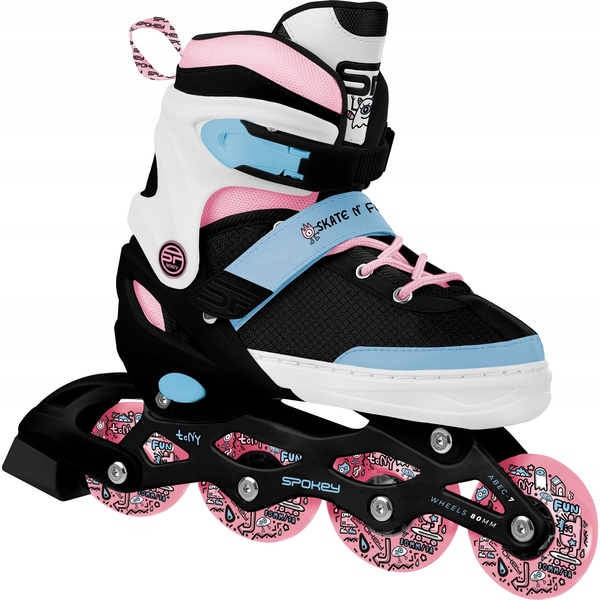 Rolki Spokey Joy rekreacyjne regulowane niebieskie r. 31-34