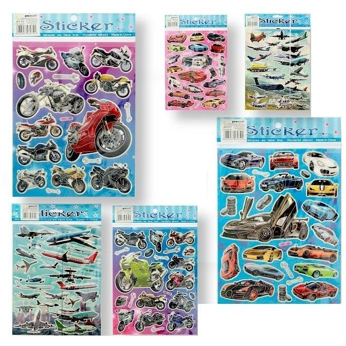 Közlekedés témájú Matrica szett - Többféle ( )