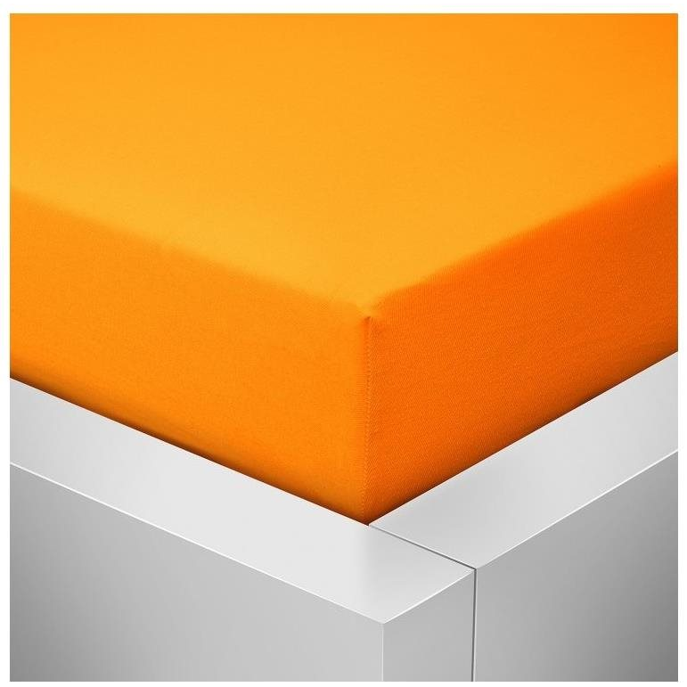 Kaptan jersey crib sheet - 70x140 orange (02-04-0006-07-05-010)