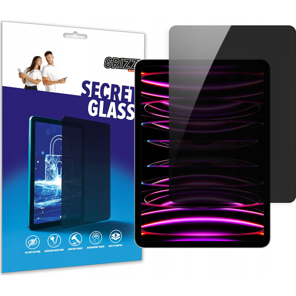 GrizzGlass Szkło prywatyzujące SecretGlass do Apple iPad Pro 11 (4. generacji)