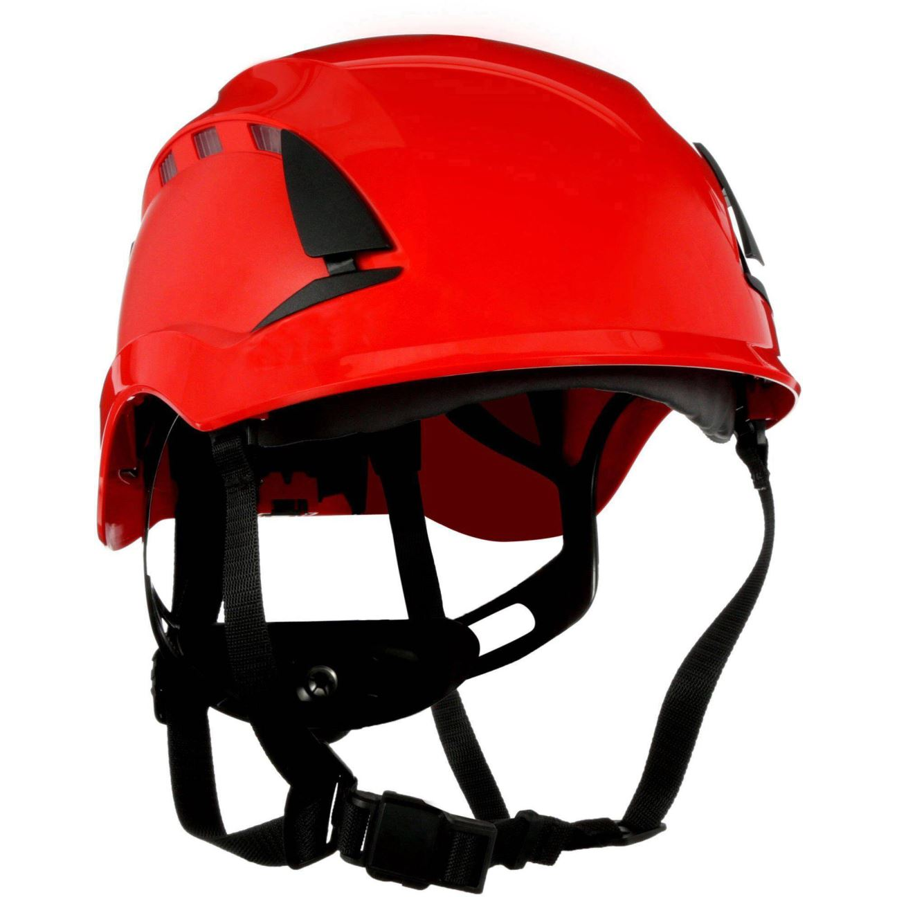 3M SecureFit X5005VE-CE védősisak UV érzékelővel, szellőzőrésekkel, piros (X5005VE-CE)