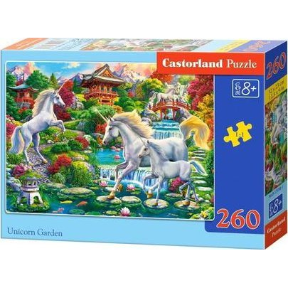 Castorland B-27590 260 db-os Puzzle - Unicorn Garden 