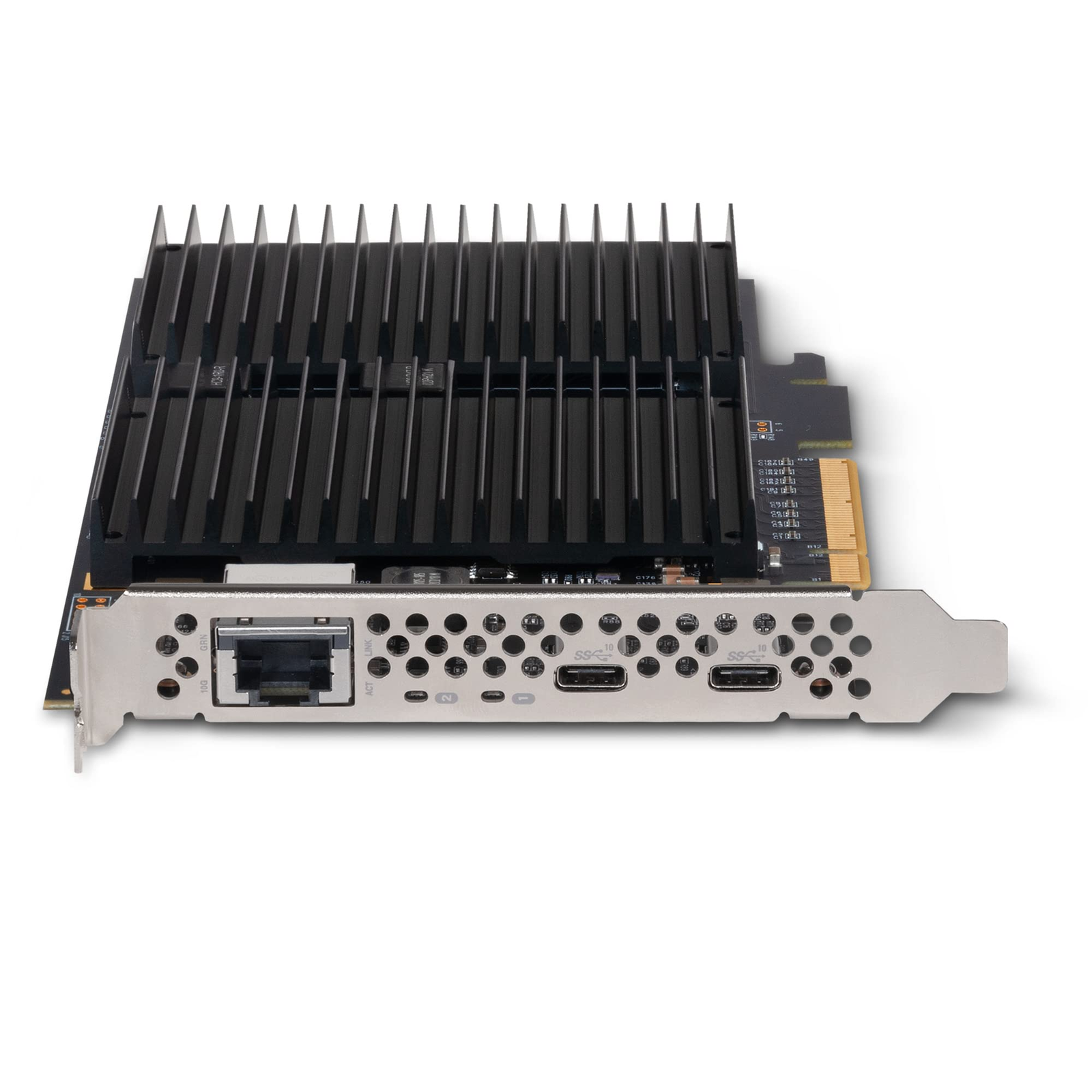 Sonnet McFiver G10E-USBC-M2-E 2x belső M.2 NVMe / 1x 10GbE / 2x USB-C port bővítő PCIe kártya (G10E-USBC-M2-E)