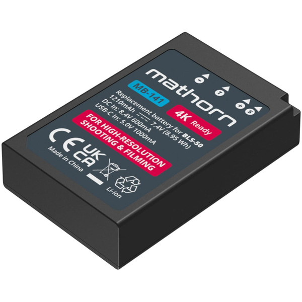 Bateria Mathorn MB-141 1210mAh USB-C do BLS-50