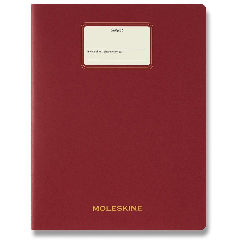 Moleskine Student XXL, sima, piros (CHSTU73F4)