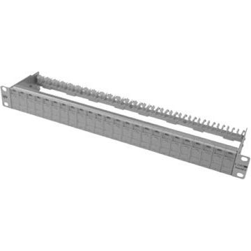 Metz Connect 130920-00-E 24 port Hálózati patchpanel 483 mm (19) Szereletlen 1 ME Szürke Alkatrészek nélkül (130920-00-E)