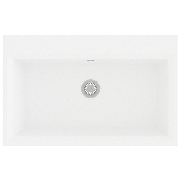 Konyhai Mosogató Fehér 790x500x193 mm Gránit