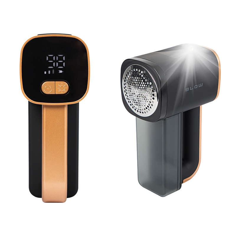 BLOW LR-61 USB Akkus boholytalanító textilborotva - Fekete (44-404#)