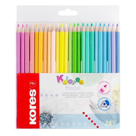 Kores Kolores Pastel színes ceruza készlet 24 pasztell szín (93321) (kor93321)