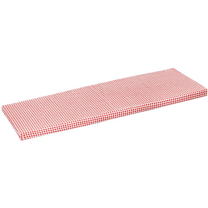 BELLATEX Bench seat 34 / 609 smooth zippered 40 × 120 cube red (11514)