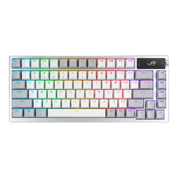 ASUS ROG Azoth tastatur Spil USB + RF Wireless + Bluetooth Hvid