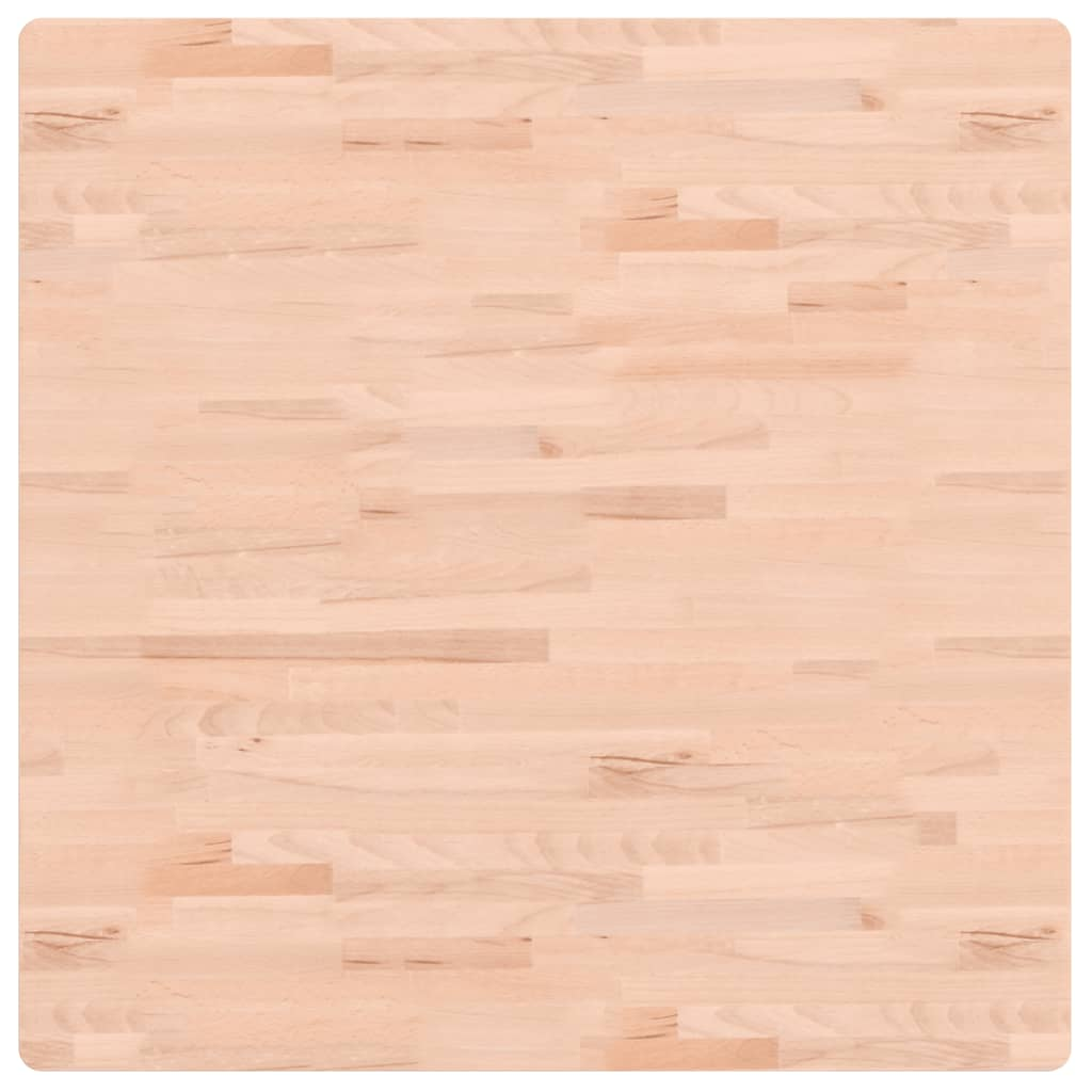 tömör bükkfa négyzet alakú asztallap 90 x 90 x 1,5 cm (355953)