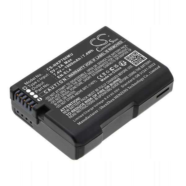 Akumulátor Cameron Sino CS-NKP700MU 1000 mAh pro Nikon