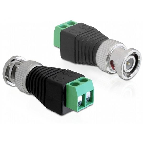 Delock DL65323 BNC -> Terminal Block 2 pin adapter (DL65323)