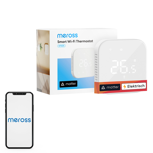 MEROSS MTS215MA(EU) intelligens WiFi termosztát (Matter)