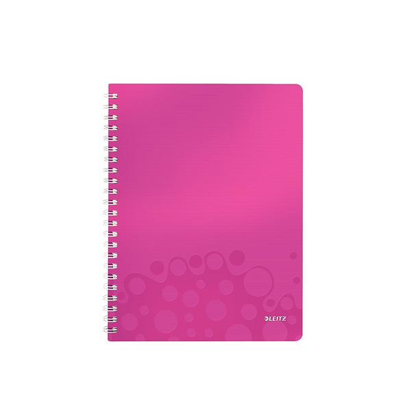 Тетрадка Leitz Wow, 80 листа, A4, Със спирала