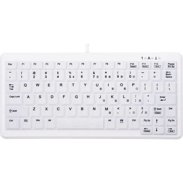 CHERRY AK-C4110 tastatur Medicinsk USB QWERTY US engelsk Hvid