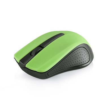 Modecom MC-WM9 vezeték nélküli optikai egér zöld-fekete 1200 DPI (M-MC-0WM9-180)