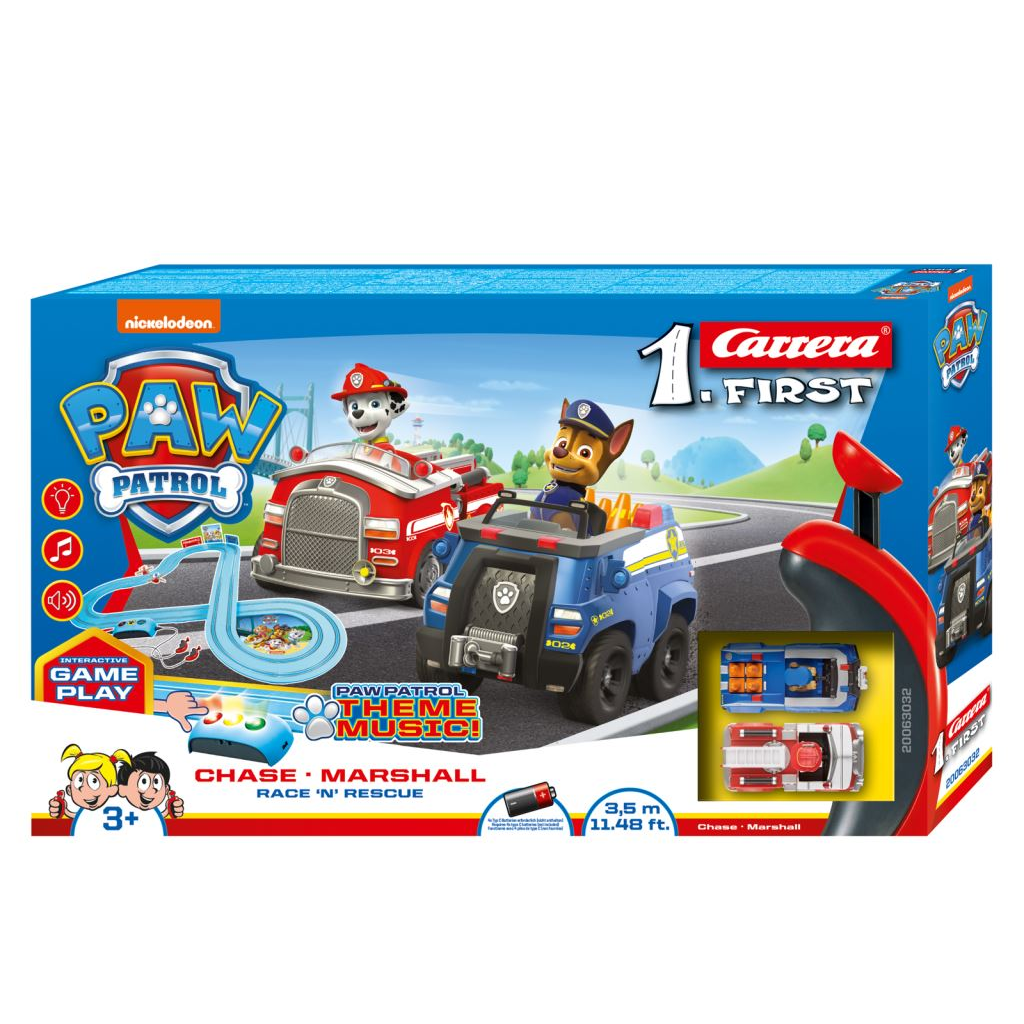 Carrera 1. First Mancs őrjárat Race 'n Rescue elemes versenypálya (20063032) (Carrera 20063032)