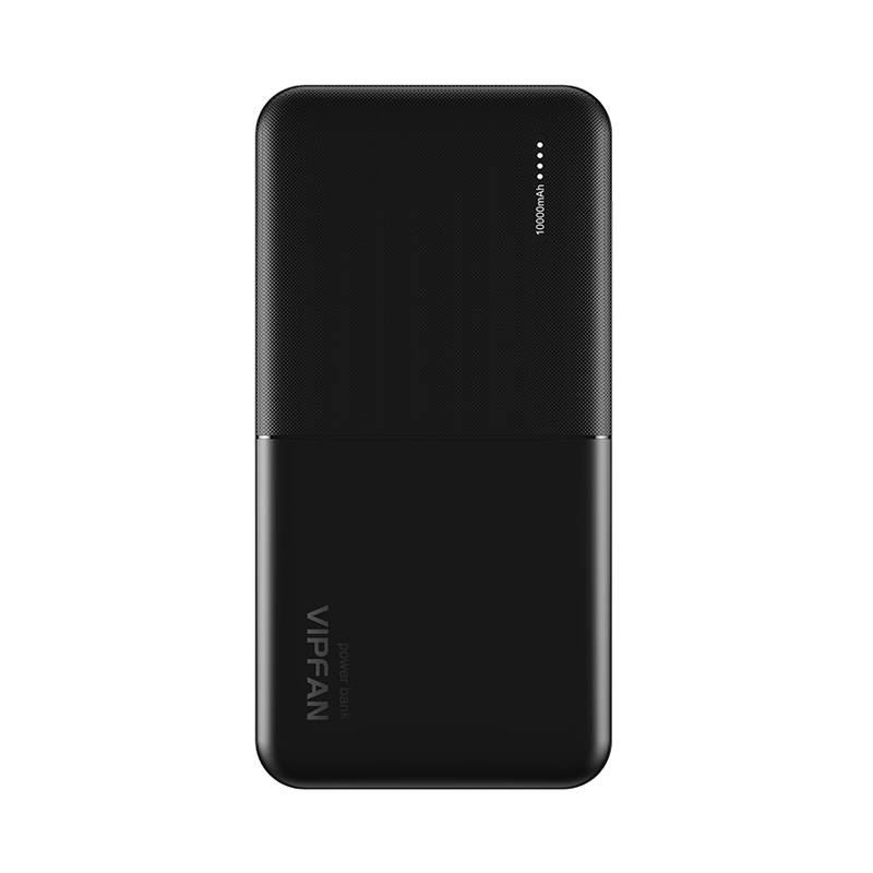 Vipfan Ultra-Thin F04 Power Bank 10000mAh fekete (F04-black)