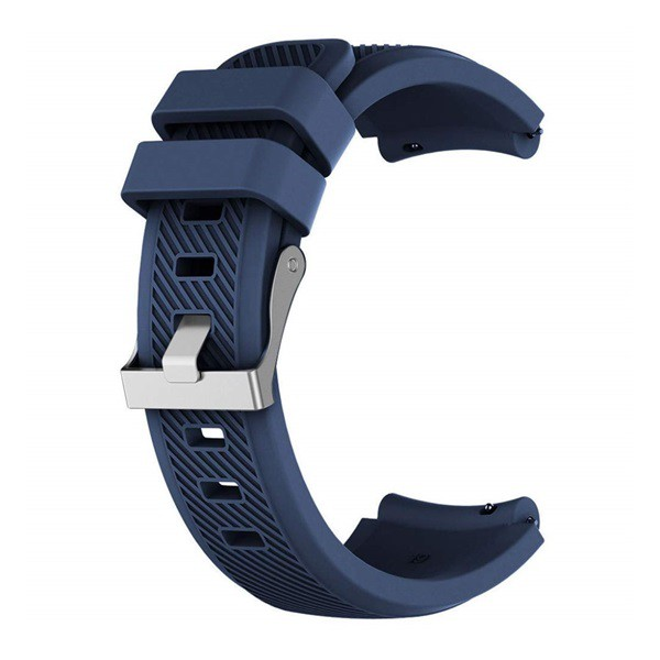 Curea pentru Samsung Galaxy Watch 3, Gigapack, Silicon, 45 mm, Albastru inchis