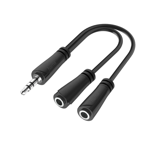 Hama 00200349 cavo audio 0,15 m 3.5mm 2 x 3.5mm Nero