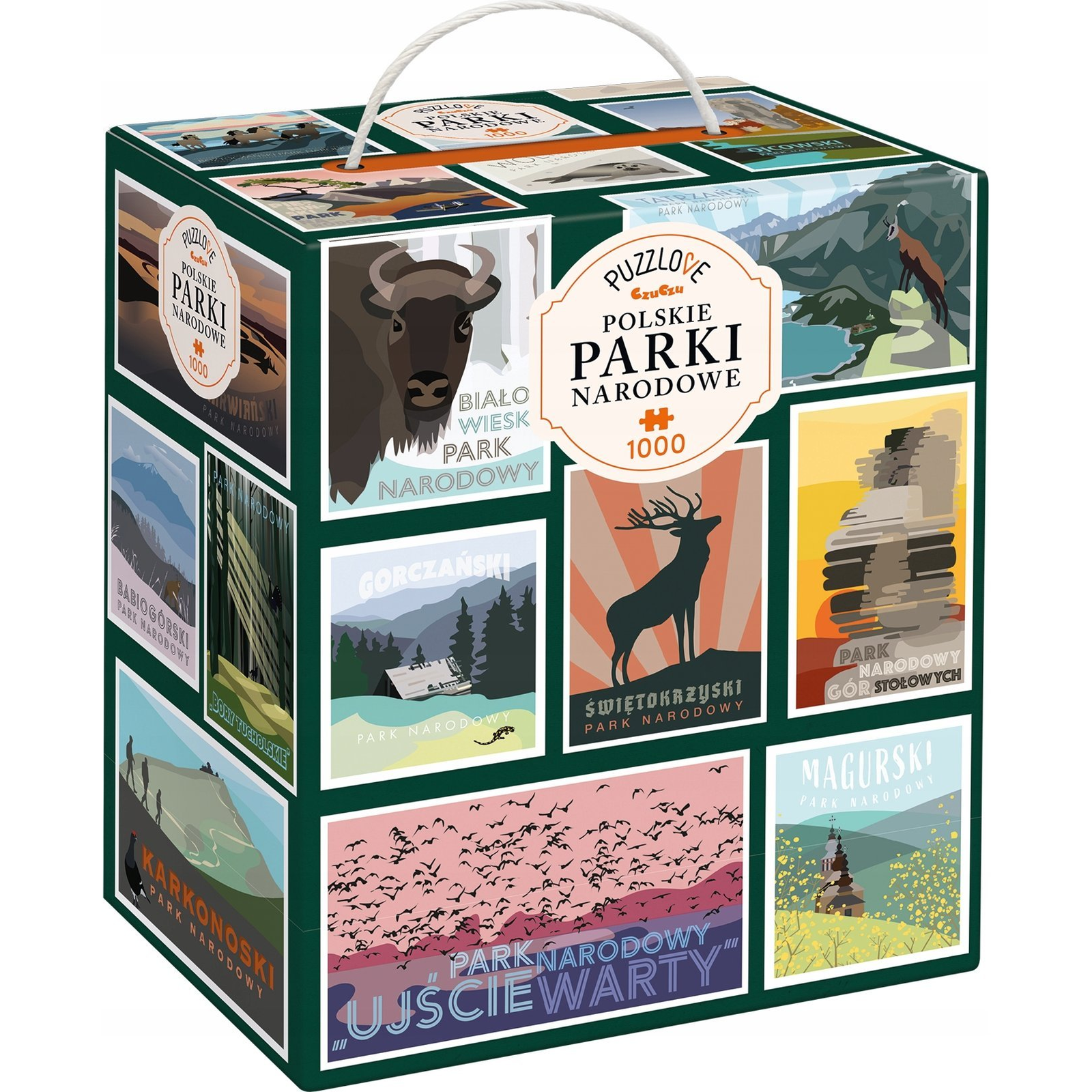 Puzzle Puzzlove Lengyel Nemzeti Parkok 1000 Elem (5902983492320)