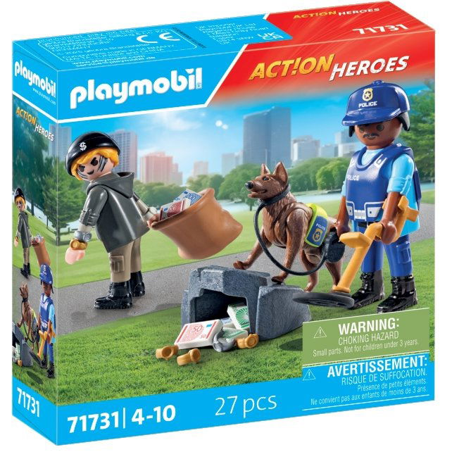 Playmobil 71731 Police search with dog (4008789717313)