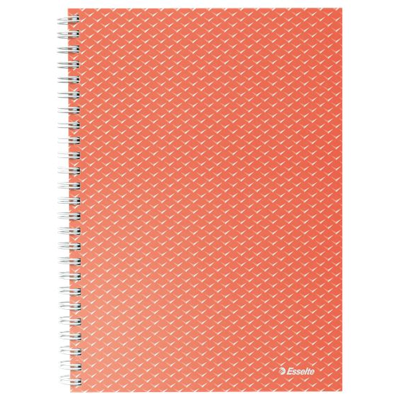 Esselte Colour'Breeze spirálfüzet kockás, A5, korallszínű (628468) (Esselte628468)