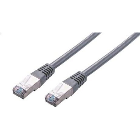C-TECH UTP CAT5E Összekötő Szürke 3m CB-PP5F-3