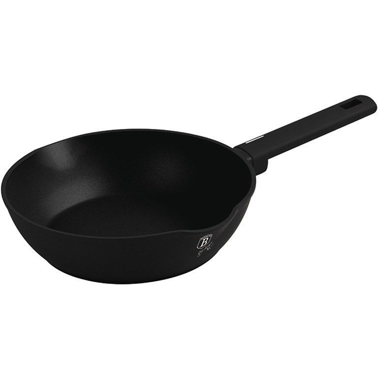 BerlingerHaus Matte Black Collection, mély, titán felülettel, 28 cm (5999108474941)