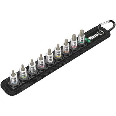 Wera 05003884001 Külső hatlap Dugókulcs betét készlet 11 részes 1/4 (6,3 mm) (05003884001)