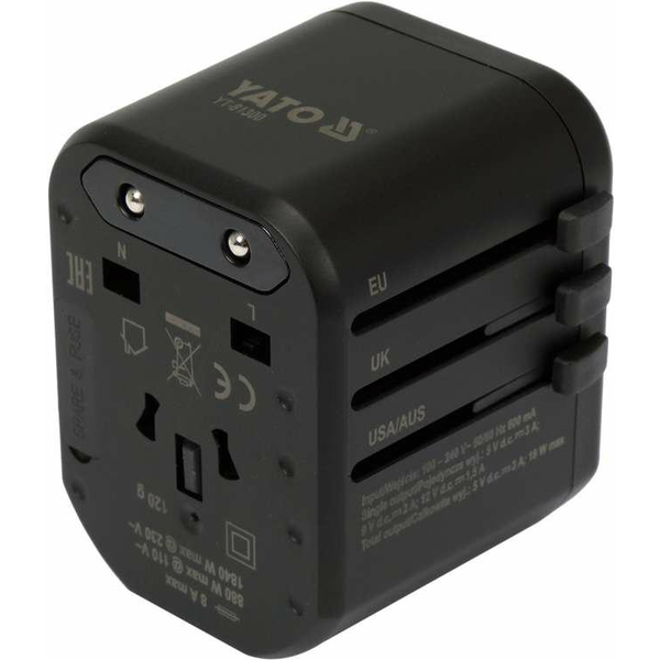 USB UNIVERSAL UTAZÓ ADAPTER, USB-C 18W