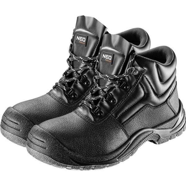Incaltaminte de protectie NEO Tools 82-770, piele, 47, rezistenta la apa, elemente reflectorizante