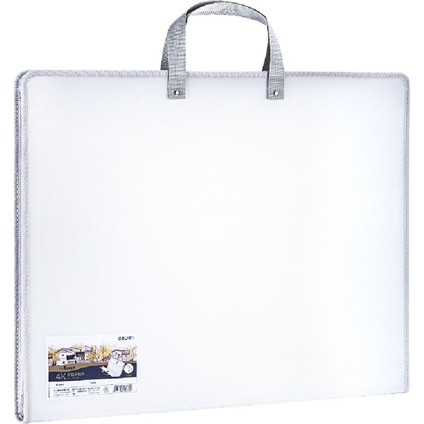 Deli Arte Nuevo A3 fehér műanyag portfóliótáska (DEL72706A)