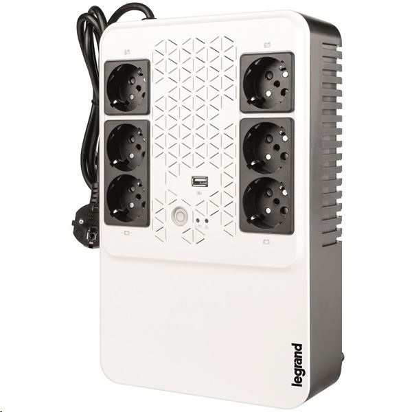 Legrand Keor ASI MULTIPLUG 800 GR surse neîntreruptibile de curent (UPS) Line-Interactive 0,8 kVA 480 W 6 ieșire(i) AC