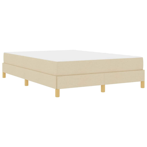 Pat cu arcuri Crema, Marron 140 x 190 cm