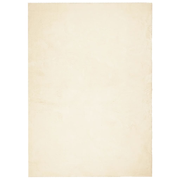 HUARTE krémszínű rövid szálú puha és mosható szőnyeg 120x170 cm