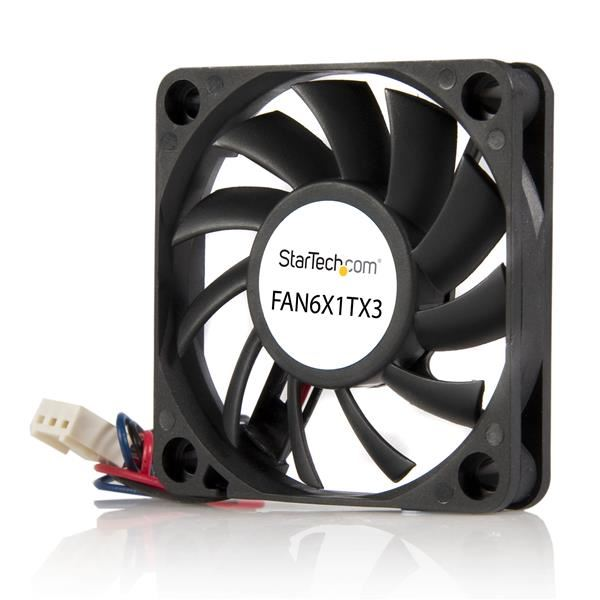 StarTech.com FAN6X1TX3 koelsysteem voor computers 6 cm Zwart