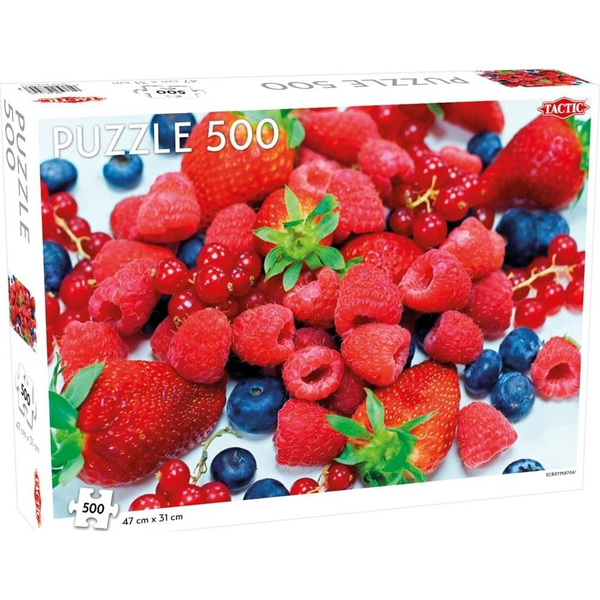Tactic Lover's Special: Berrymania! - 500 pcs Puslespil 500 stk Mad og drikkevarer