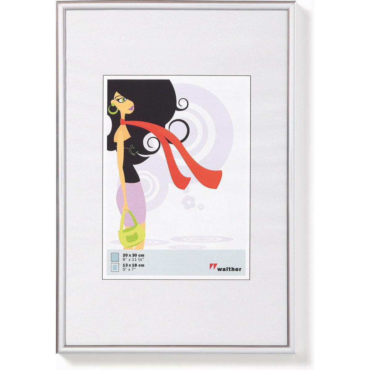 Walther KV520S New Lifestyle 15,9x21 Képkeret - Ezüst (KV520S)