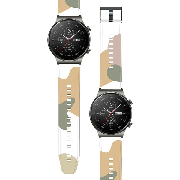 Strap Moro Csereszíj Huawei Watch GT2 Pro Csereszíj Camo Fekete - 7, Tok